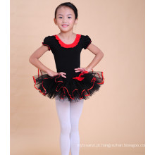 2015 crianças novas que dançam a roupa do dançarino do tutu da roupa da menina do vestido do tutu da cisne preta